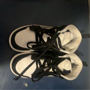 Black and white Jordan 1’s